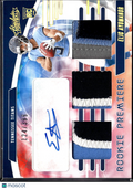 Elic Ayomanor 2025 Absolute Auto Autograph Patch RC 124/399 Tennessee Titans
