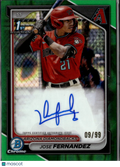 Jose Fernandez 2024 Bowman Chrome 1st Auto Autograph 9/99 Arizona Diamondbacks