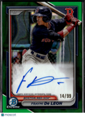 Fraymi De Leon 2024 Bowman Chrome 1st Auto Autograph /99 Boston Red Sox