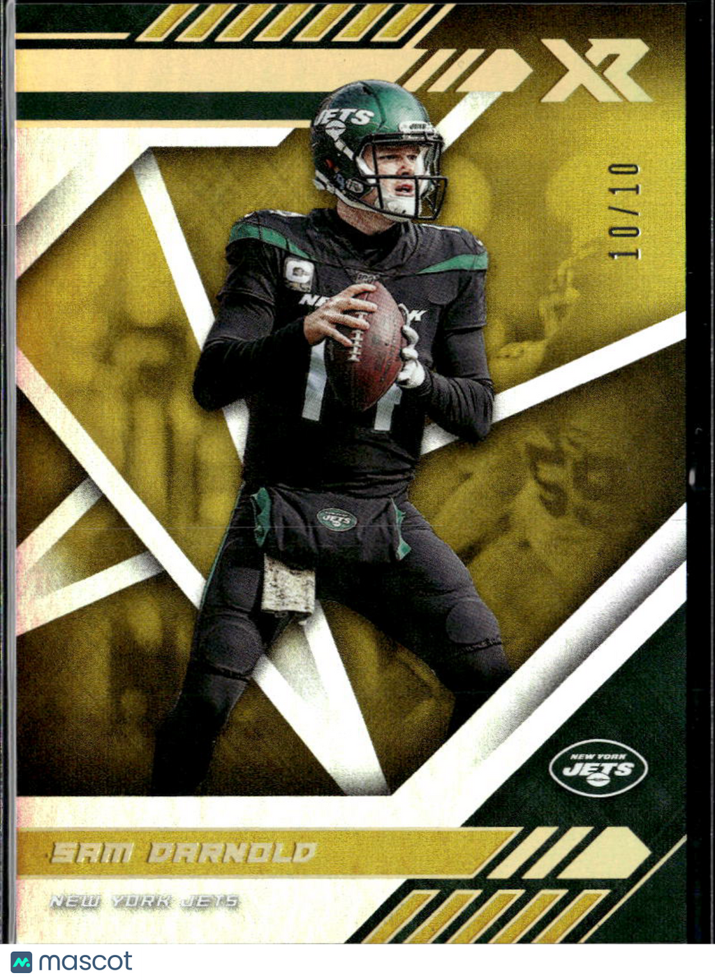 Sam Darnold 2020 XR GOLD Parallel 10/10 New York Jets Seahawks