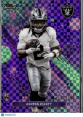Ashton Jeanty 2025 Topps Finest Purple Xfractor Rookie RC /150 Las Vegas Raiders
