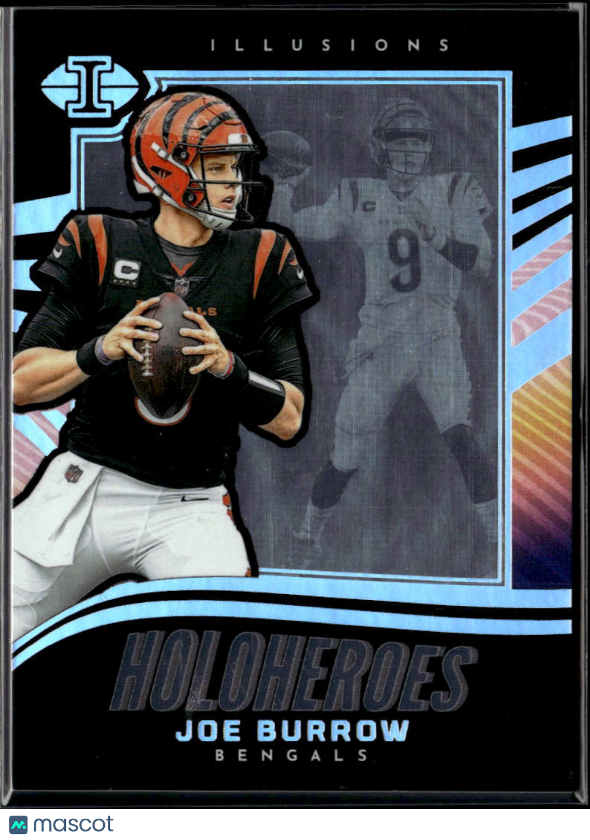 Joe Burrow 2024 Illusions HoloHeroes CASE HIT SSP Cincinnati Bengals