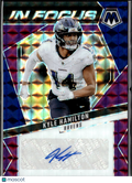 Kyle Hamilton 2025 Mosaic Purple Auto Autograph 28/49 Baltimore Ravens