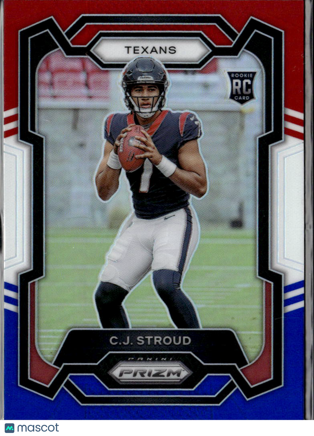 C.J. Stroud 2023 Prizm Red White and Blue Prizm Rookie RC Houston Texans