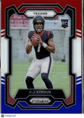 C.J. Stroud 2023 Prizm Red White and Blue Prizm Rookie RC Houston Texans