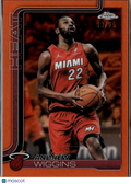 Andrew Wiggins 2026 Topps Chrome Orange Refractor 10/25 Miami Heat