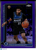 Jase Richardson 2026 Topps Chrome Purple Refractor RC 3/75 Orlando Magic