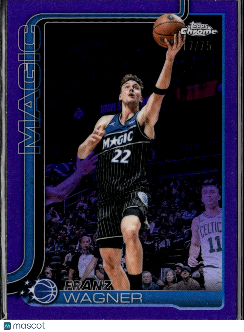 Franz Wagner 2026 Topps Chrome Purple Refractor 17/75 Orlando Magic