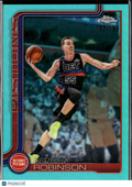 Duncan Robinson 2026 Topps Chrome Aqua Refractor /199 Detroit Pistons