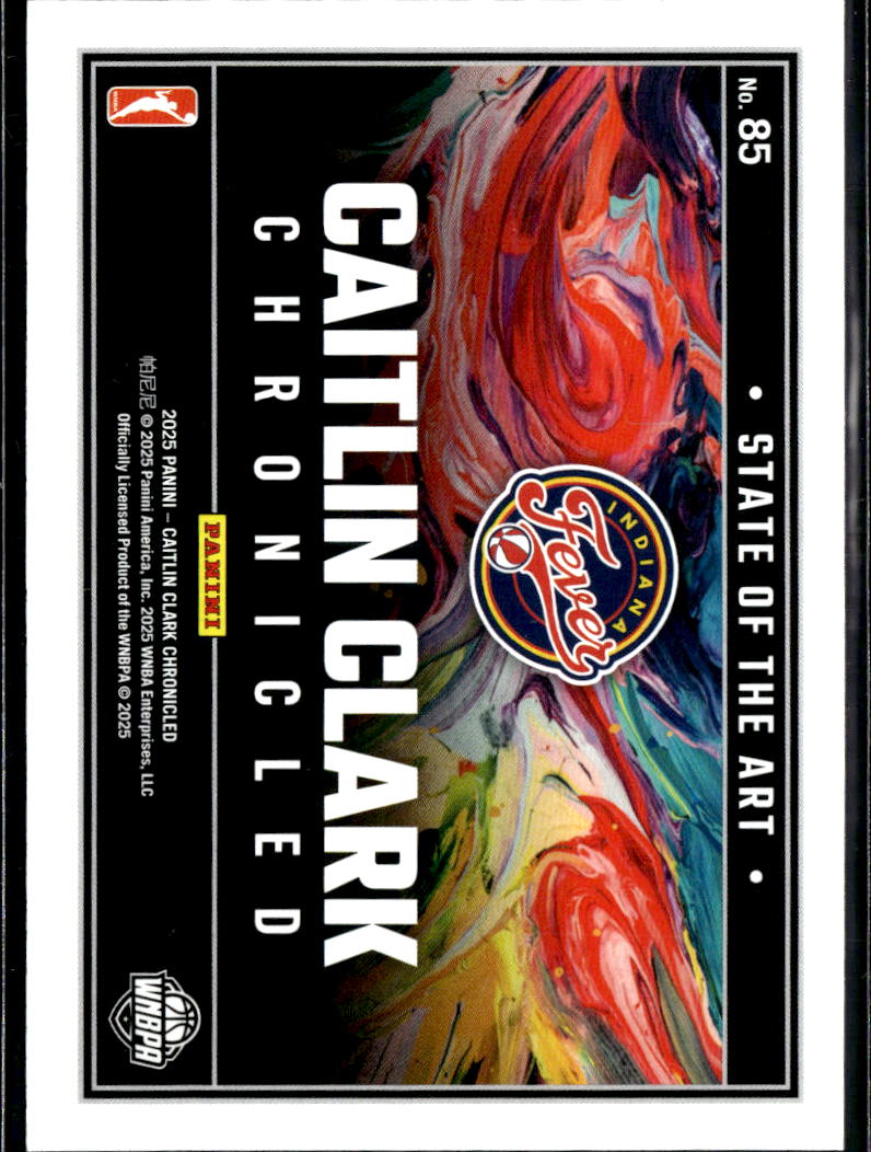 Caitlin Clark 2025 Panini Chronicled State of the Art Holo Indiana Fever