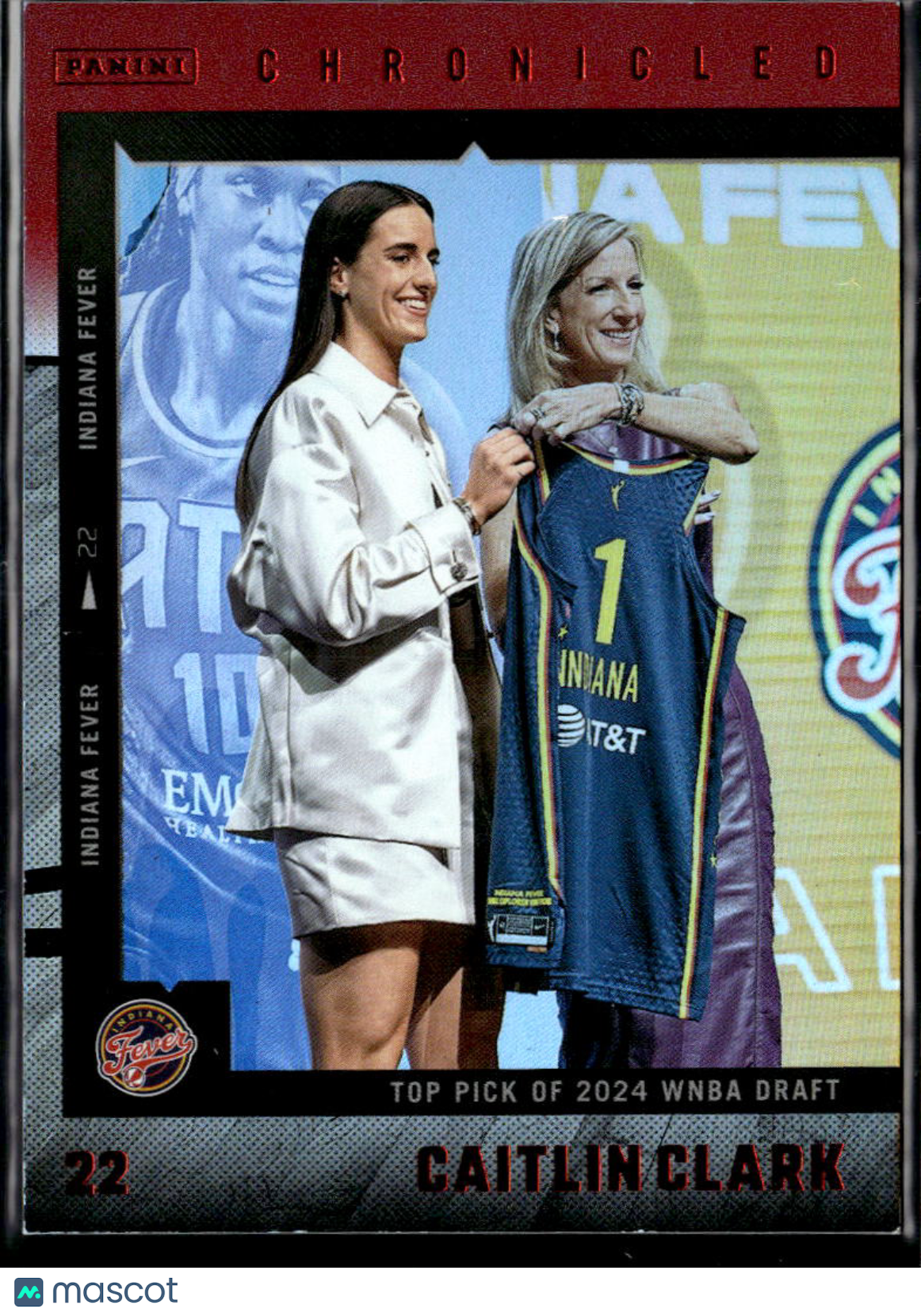 Caitlin Clark 2025 Panini Chronicled Red #1 Indiana Fever