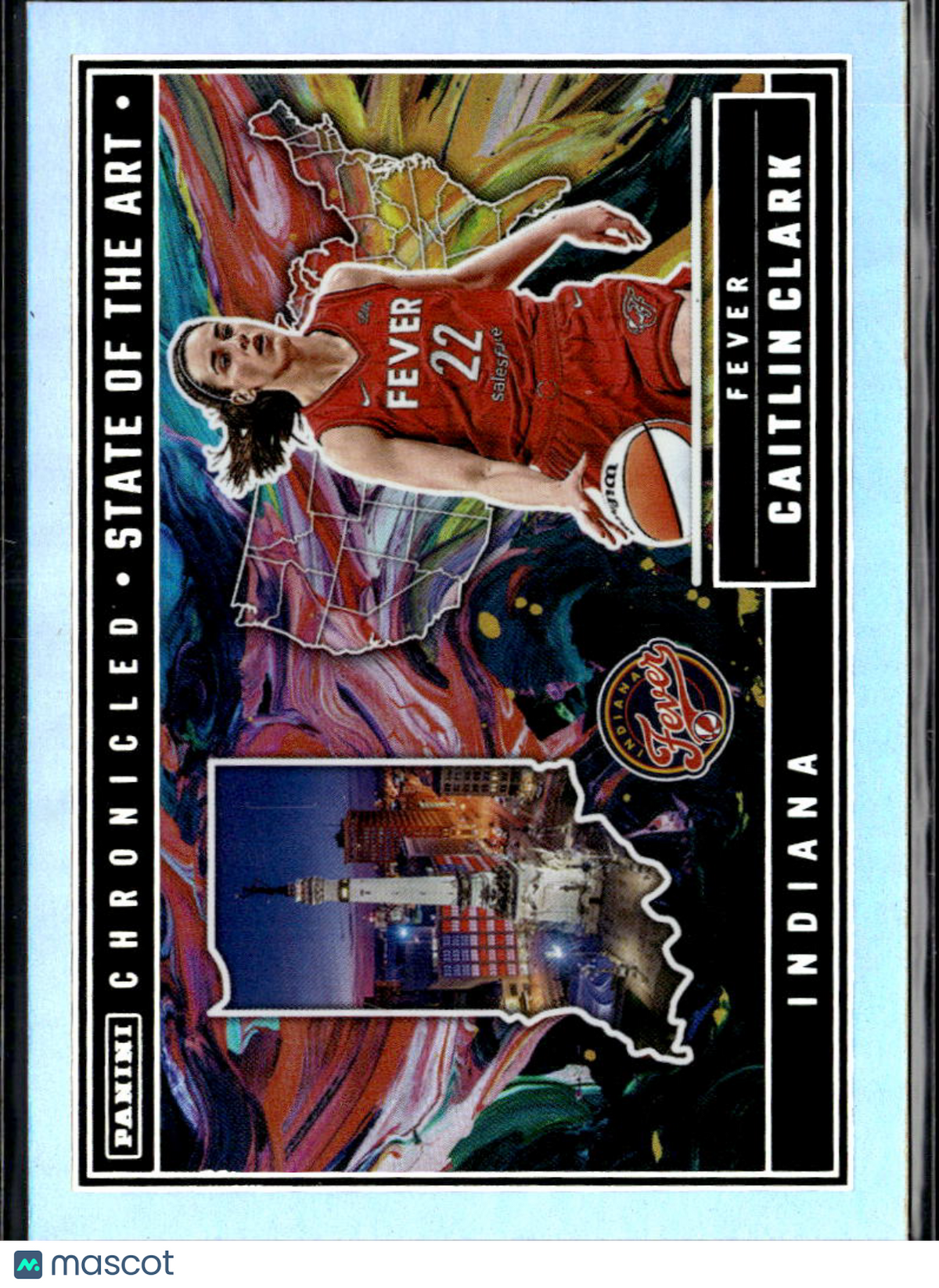Caitlin Clark 2025 Panini Chronicled State of the Art Holo Indiana Fever