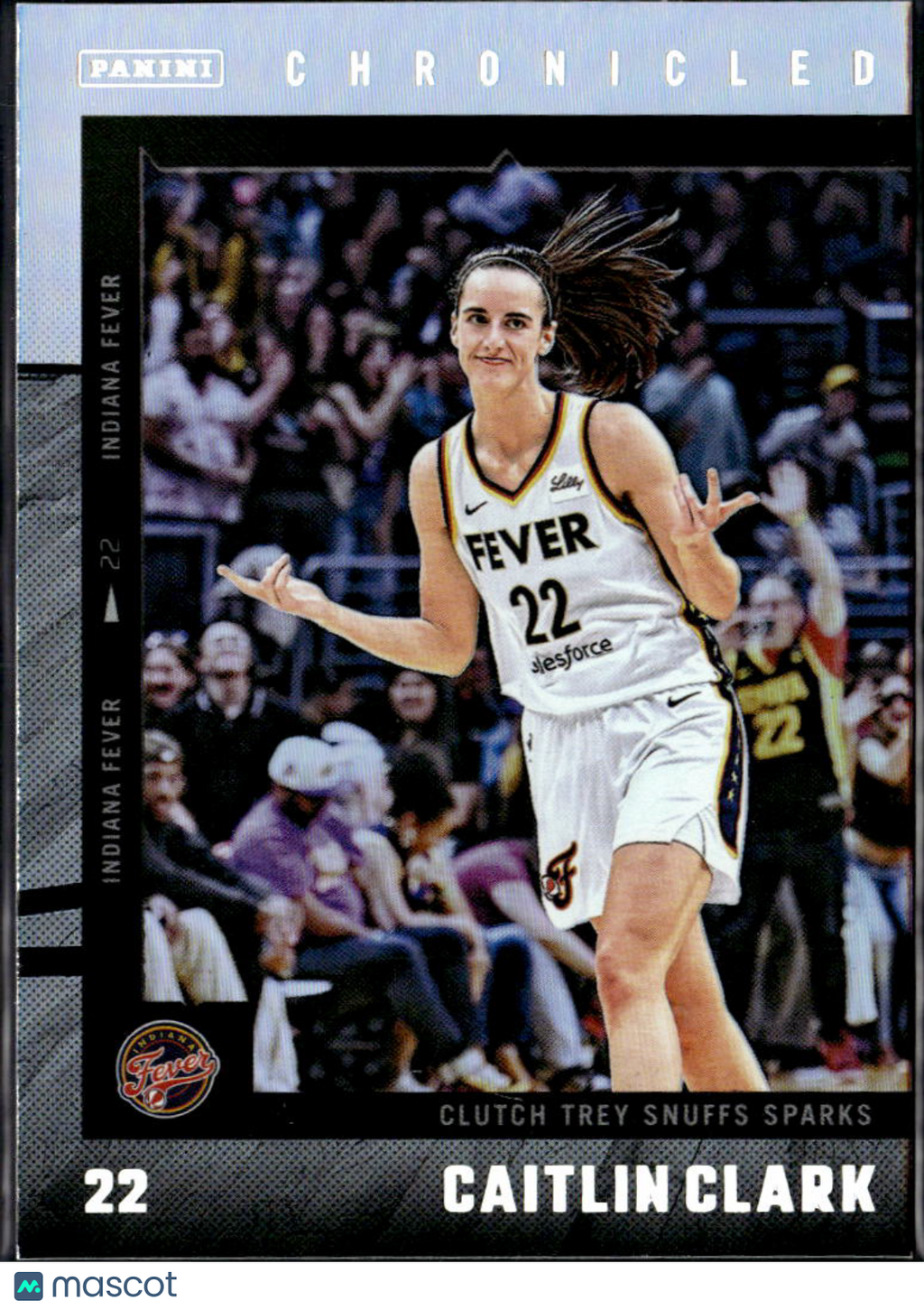 Caitlin Clark 2025 Panini Chronicled HOLO Indiana Fever