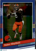 Baker Mayfield 2021 Clearly Donruss '91 HOLO Acetate 6/10 Cleveland Browns