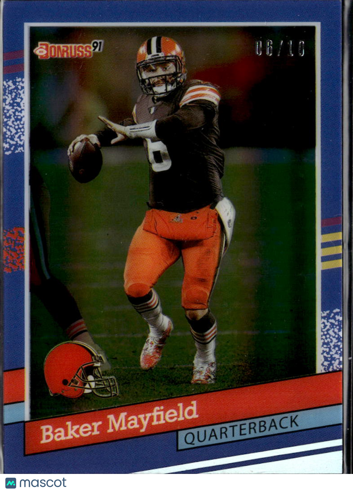 Baker Mayfield 2021 Clearly Donruss '91 HOLO Acetate 6/10 Cleveland Browns