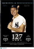 Mickey Mantle 2007 Topps Moments & Milestones Black 16/29 New York Yankees