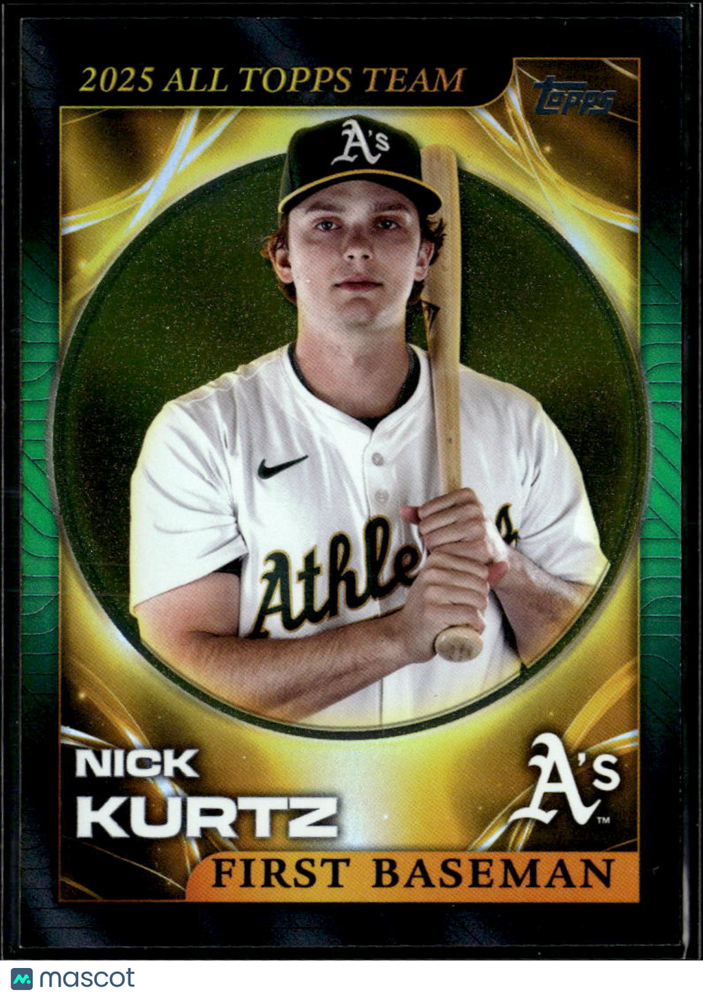 Nick Kurtz 2026 Topps All Topps Team Green 59/99 Oakland Athletics
