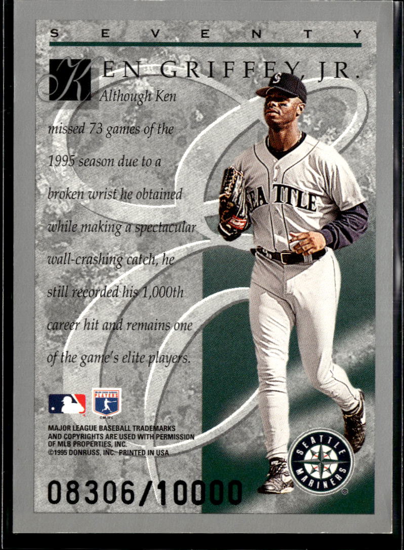 Ken Griffey Jr. 1995 Donruss Elite 08306/10000 Seattle Mariners