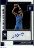 Jaylin Williams 2022-23 Optic Auto Autograph RC Oklahoma City Thunder
