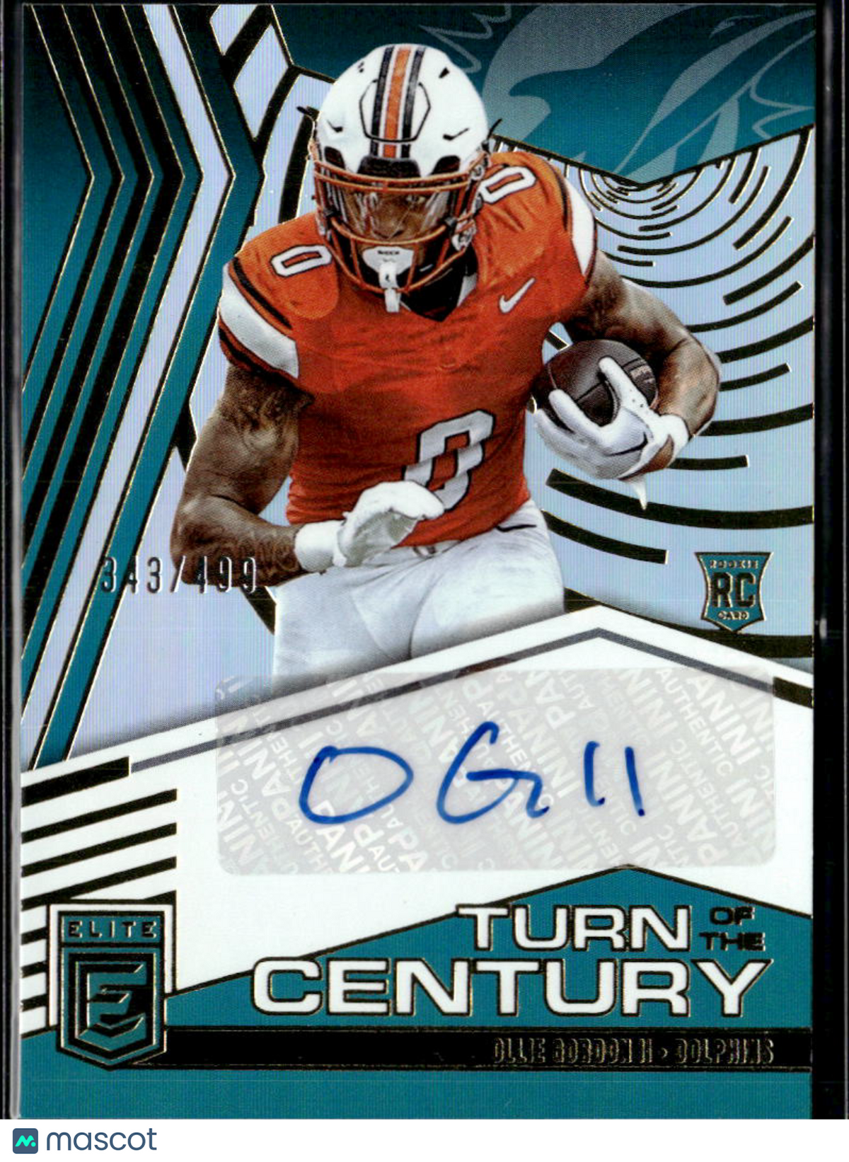 Ollie Gordon II 2025 Elite Auto Autograph RC Oklahoma State OSU 343/499