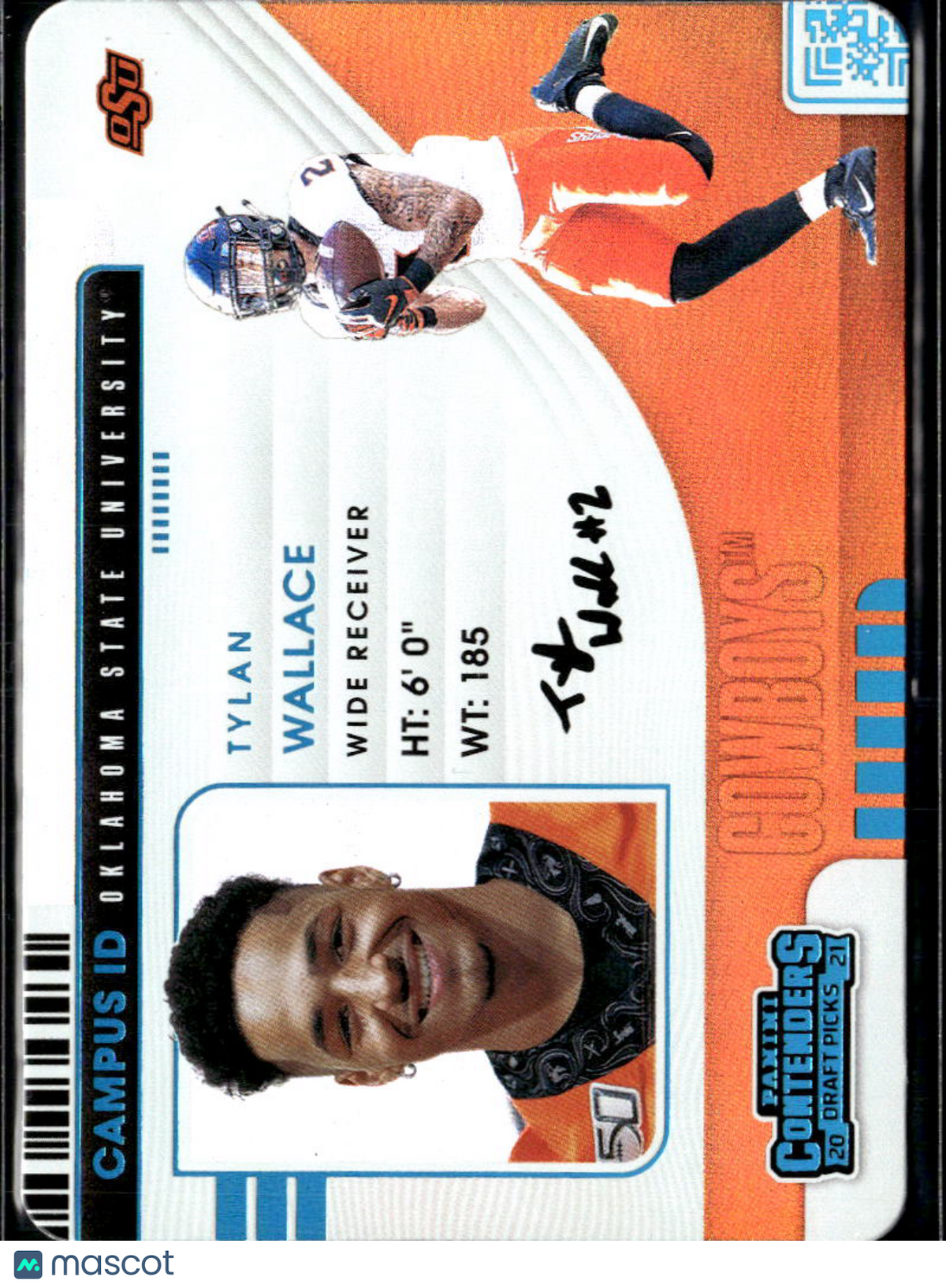 Tylan Wallace 2021 Contenders Campus ID CASE HIT SSP Oklahoma State Cowboys