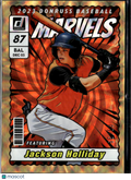 Jackson Holliday 2023 Donruss Marvels Rookie 1/99 Baltimore Orioles
