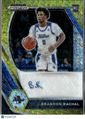 Brandon Rachal 2021 Prizm Draft Auto Autograph GOLD RC 5/10 Tulsa Golden