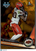 Brennan Presley 2023 Bowman Chrome Sapphire 1st GOLD 21/50 Oklahoma State OSU