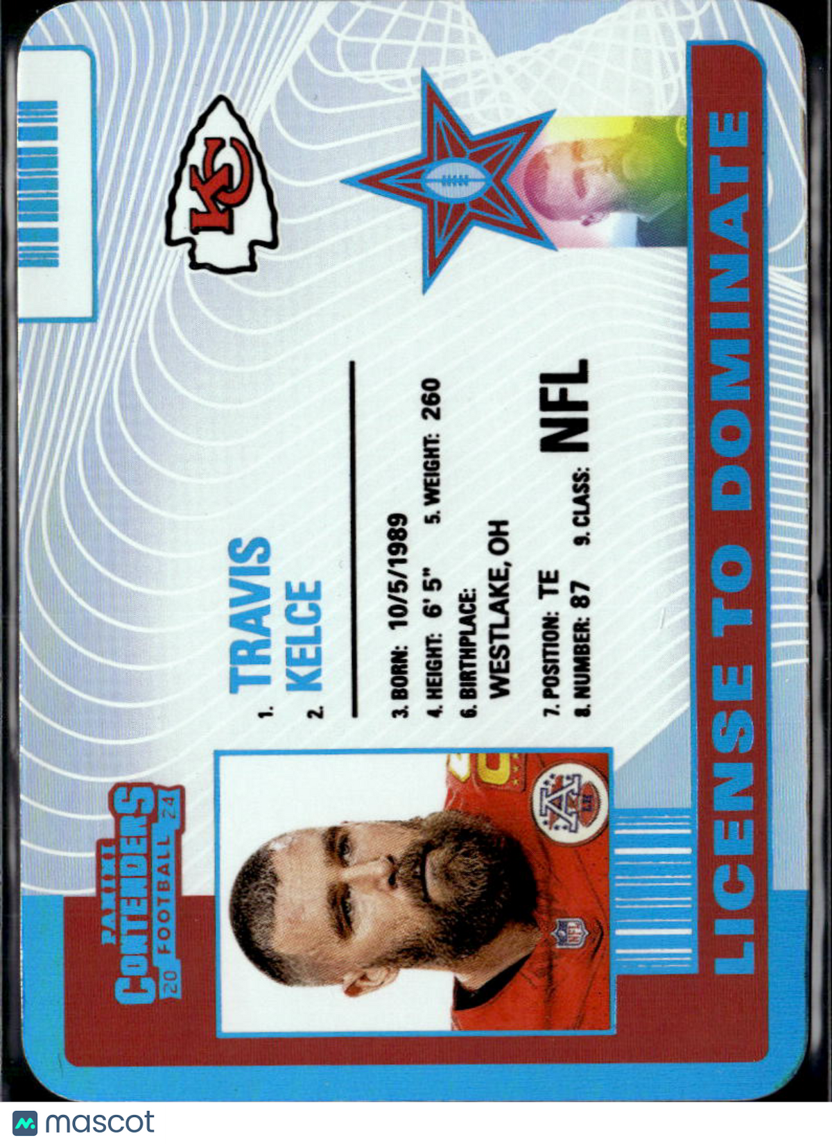 Travis Kelce 2025 Contenders License To Dominate SSP CASE HIT Kansas City Chiefs