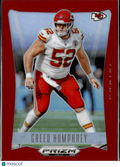 Creed Humphrey 2025 Prizm Deca Red Prizm 119/199 Kansas City Chiefs
