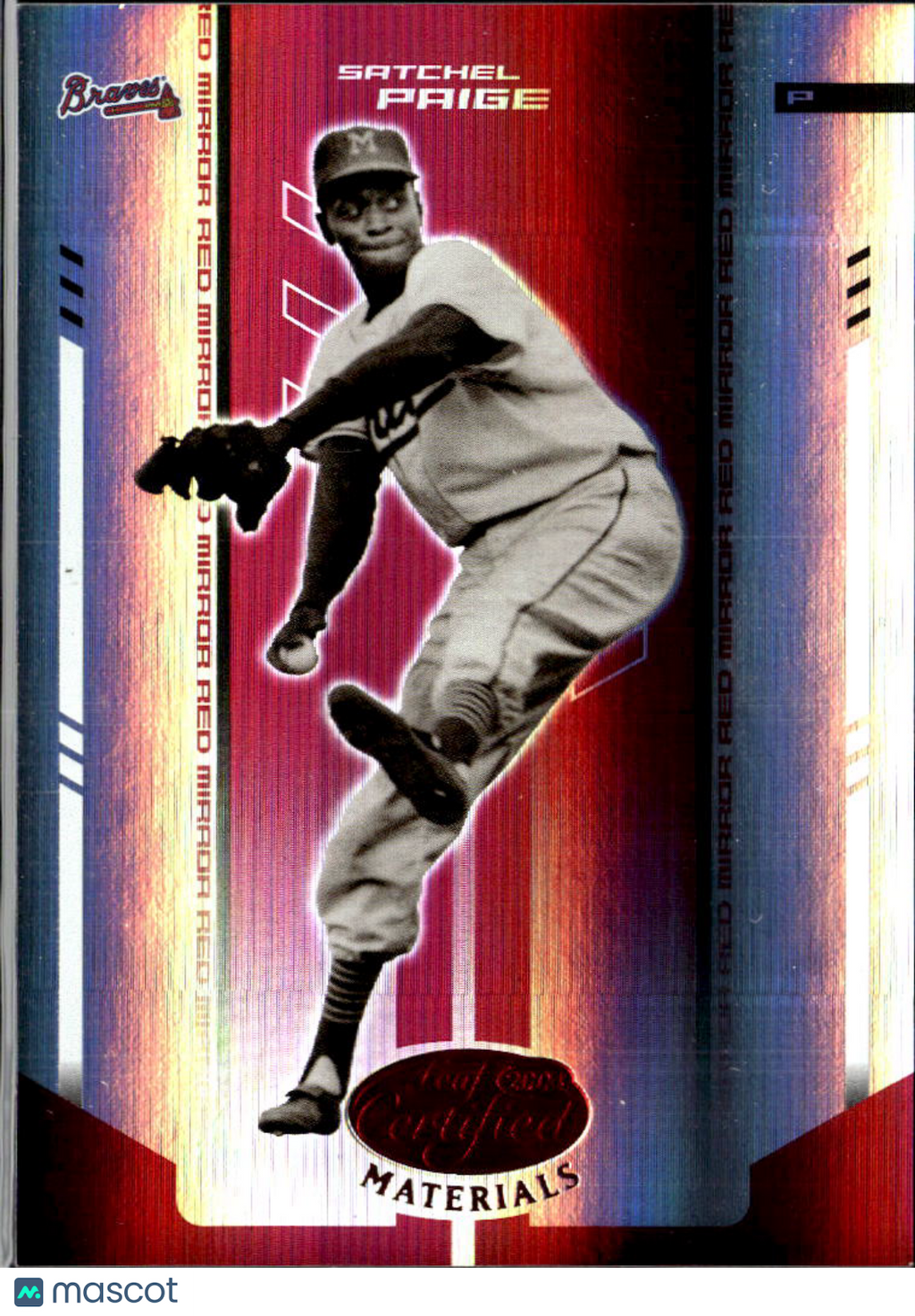 Satchel Paige 2004 Leaf Certified Mirror Red 100/100 Atlanta Braves