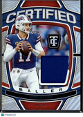 Josh Allen 2025 Totally Certified Jersey Patch 40/149 Buffalo Bills