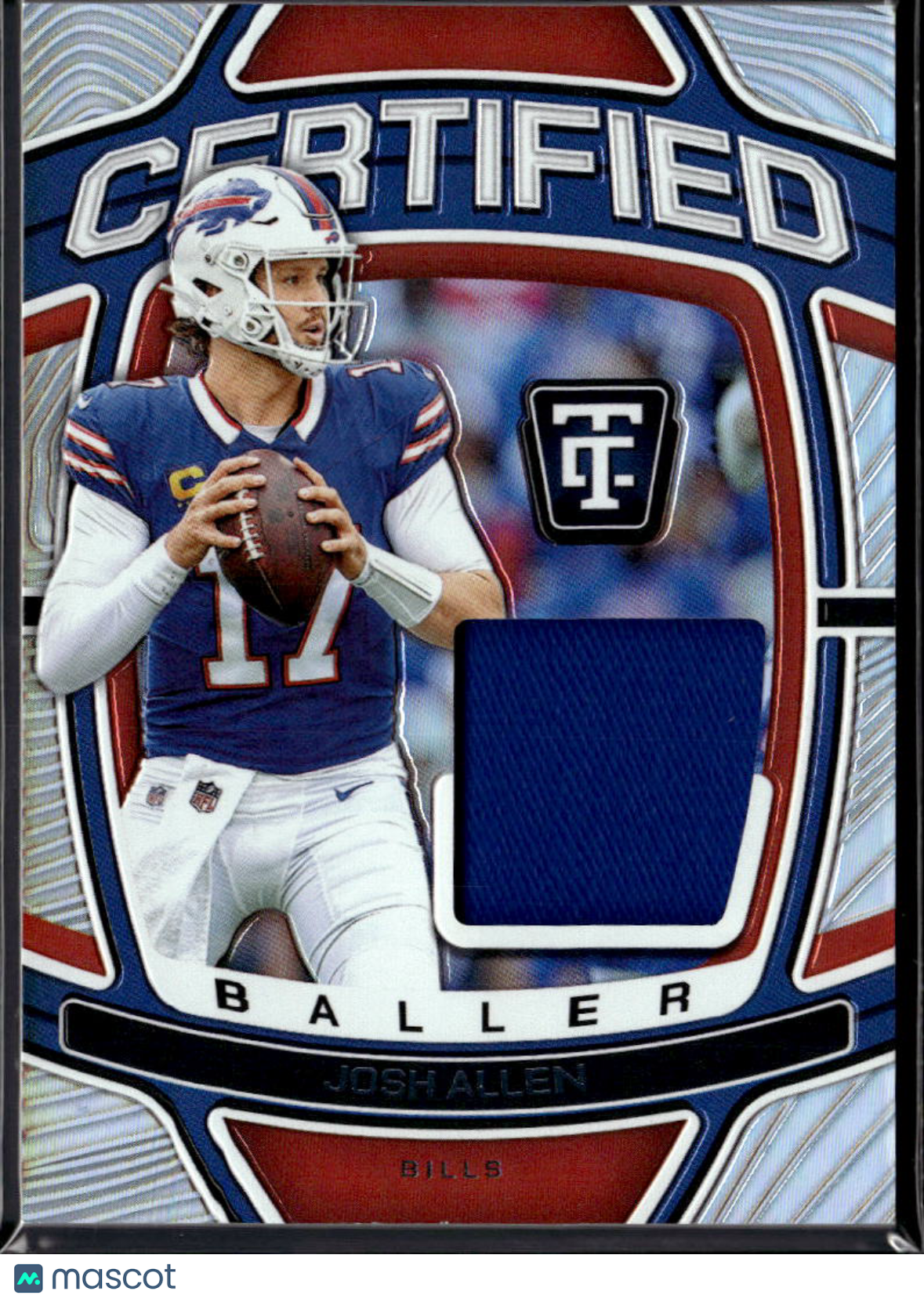 Josh Allen 2025 Totally Certified Jersey Patch 40/149 Buffalo Bills