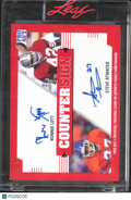 Steve Atwater Ronnie Lott 2021 Leaf Pro Set Auto Autograph Red SF 49ers 21/25