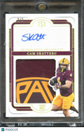 Cam Skattebo 2025 National Treasures Autograph LOGO Patch RC 2/2 Arizona State