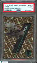 Yoda 2016 Topps Star Wars High Tek Orange Magma 23/25 #SW3 PSA 9