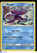 Kyogre 2019 Cosmic Eclipse Holo Rare #53/236