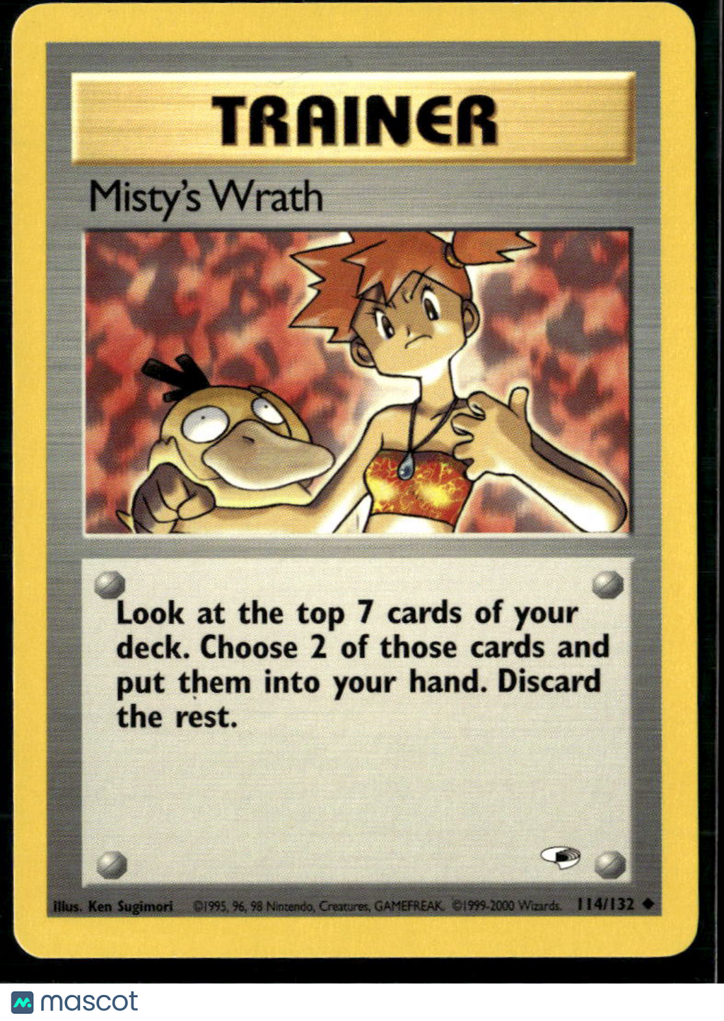 Misty's Wrath 2000 Gym Heroes Uncommon #114/132