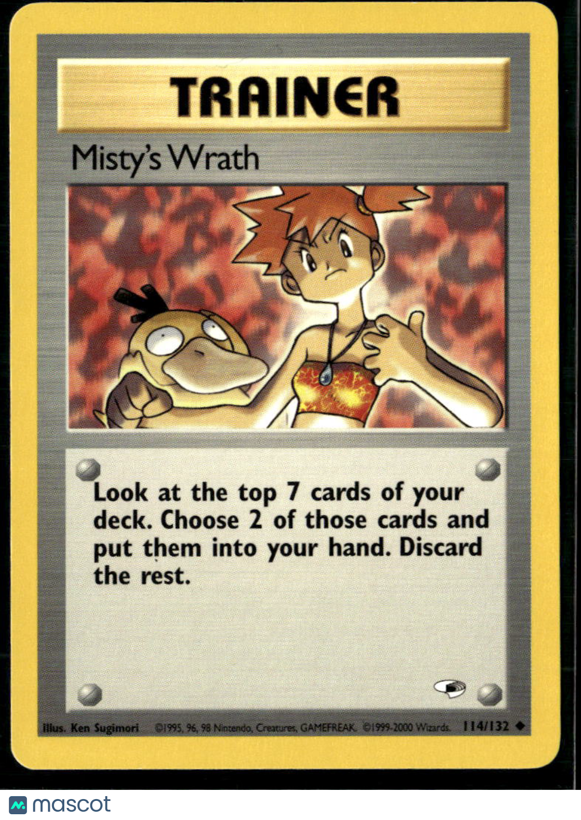 Misty's Wrath 2000 Gym Heroes Uncommon #114/132