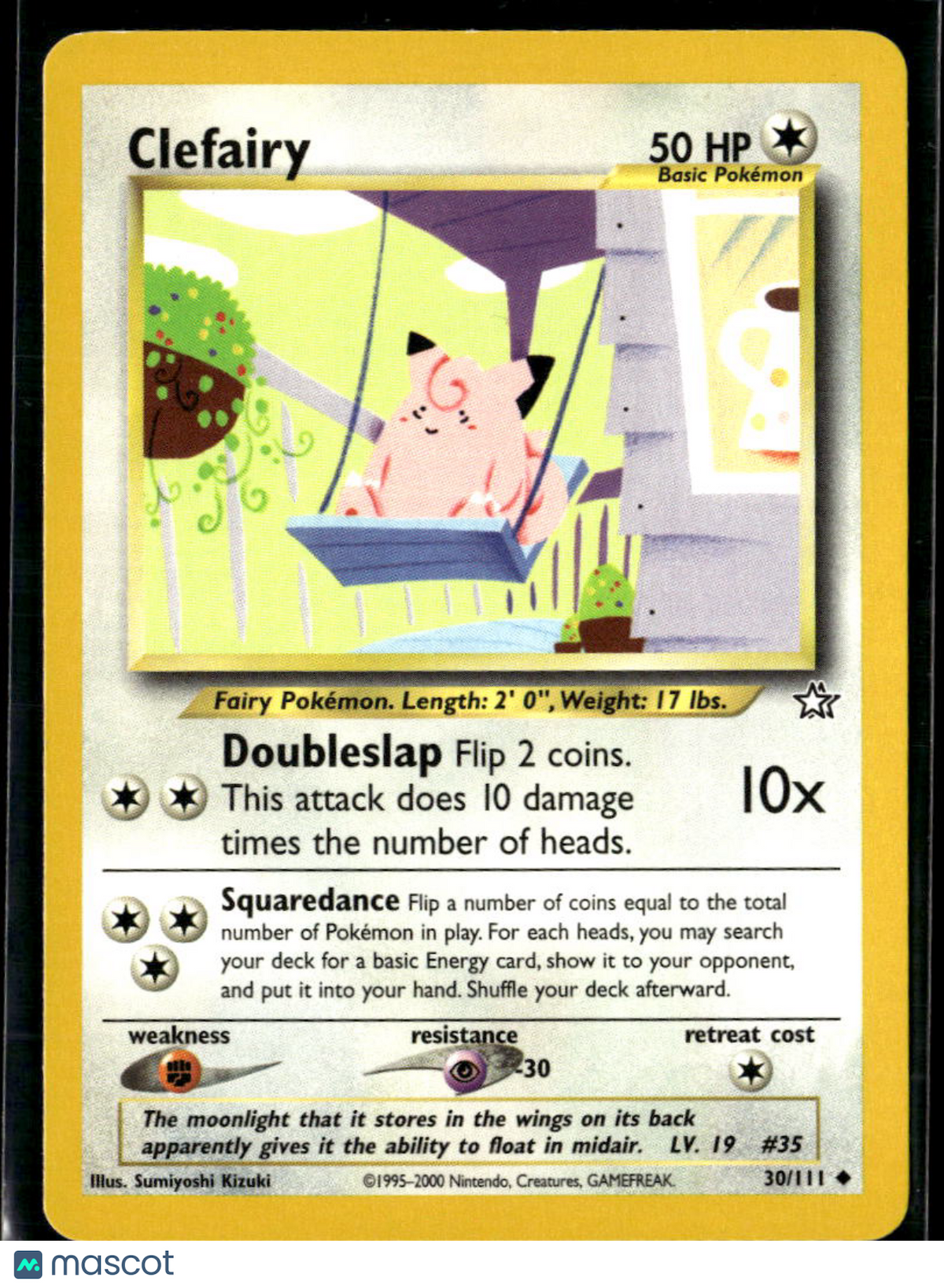 Clefairy 2000 Neo Genesis Rare #30/111
