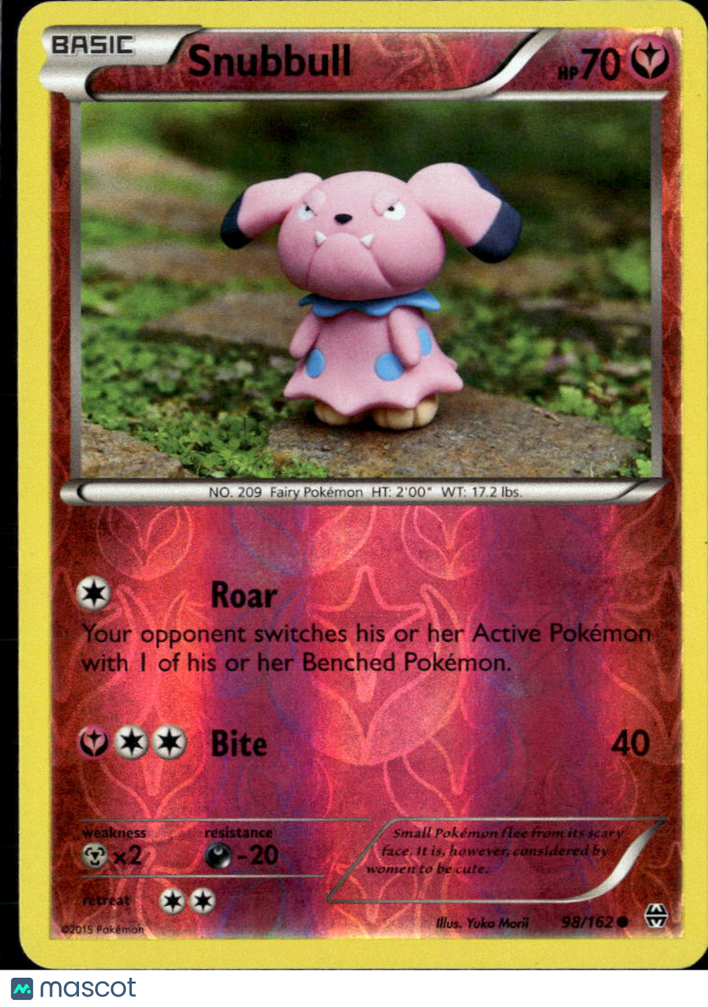 Snubbull 2015 BREAKthrough Reverse Holo #98/162