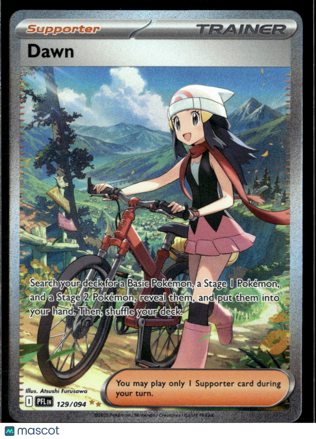 Dawn 2025 Mega Evolution – Phantasmal Flames Holo Secret Rare FA SAR #129/94