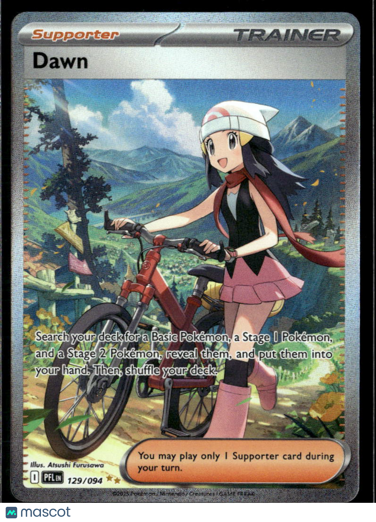 Dawn 2025 Mega Evolution – Phantasmal Flames Holo Secret Rare FA SAR #129/94