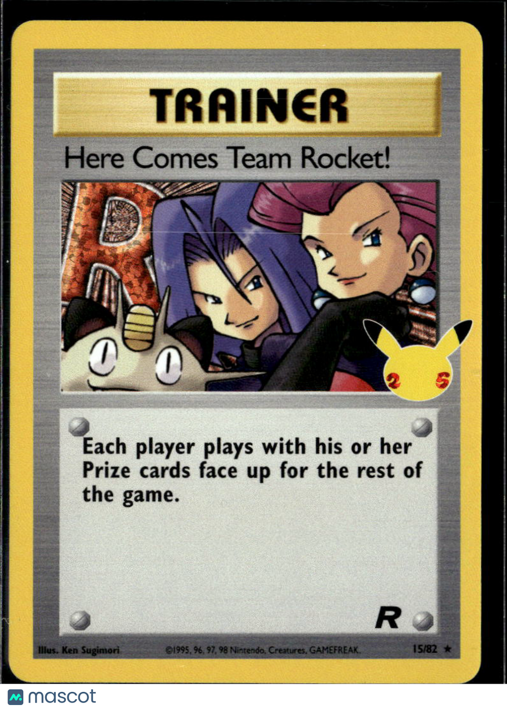 Here Comes Team Rocket! 2021 Celebrations Holo Rare #15/82
