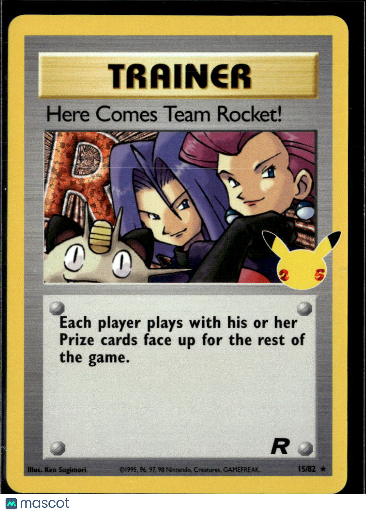 Here Comes Team Rocket! 2021 Celebrations Holo Rare #15/82