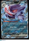Gengar EX 2024 Temporal Forces Holo Double Rare RR #104/162