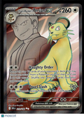 Team Rocket's Persian EX 2025 Destined Rivals Holo Secret Rare UR FA #219/182