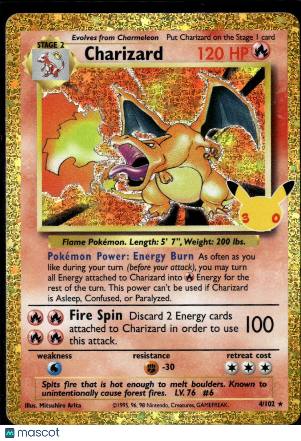 Charizard 2021 Celebrations Holo ★ #4/102