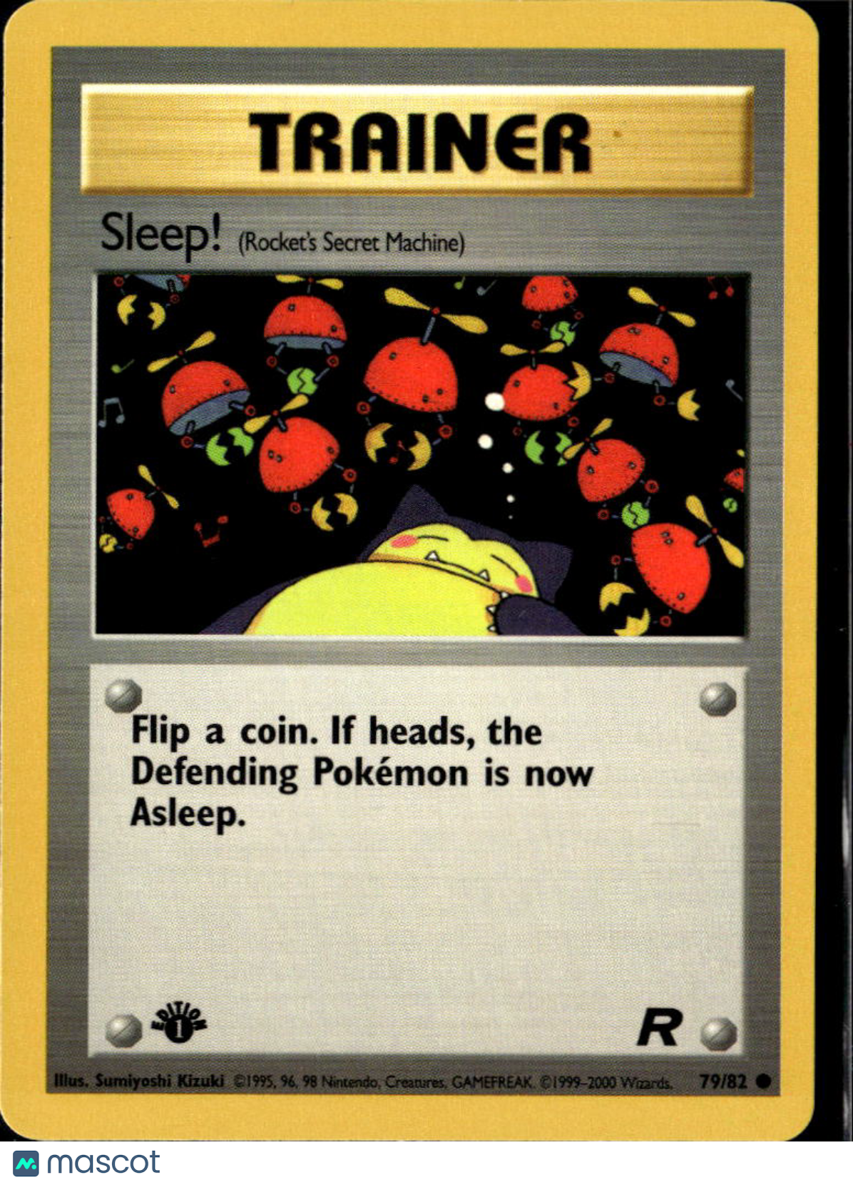 Sleep! 2000 Team Rocket 1st Edition #79/82