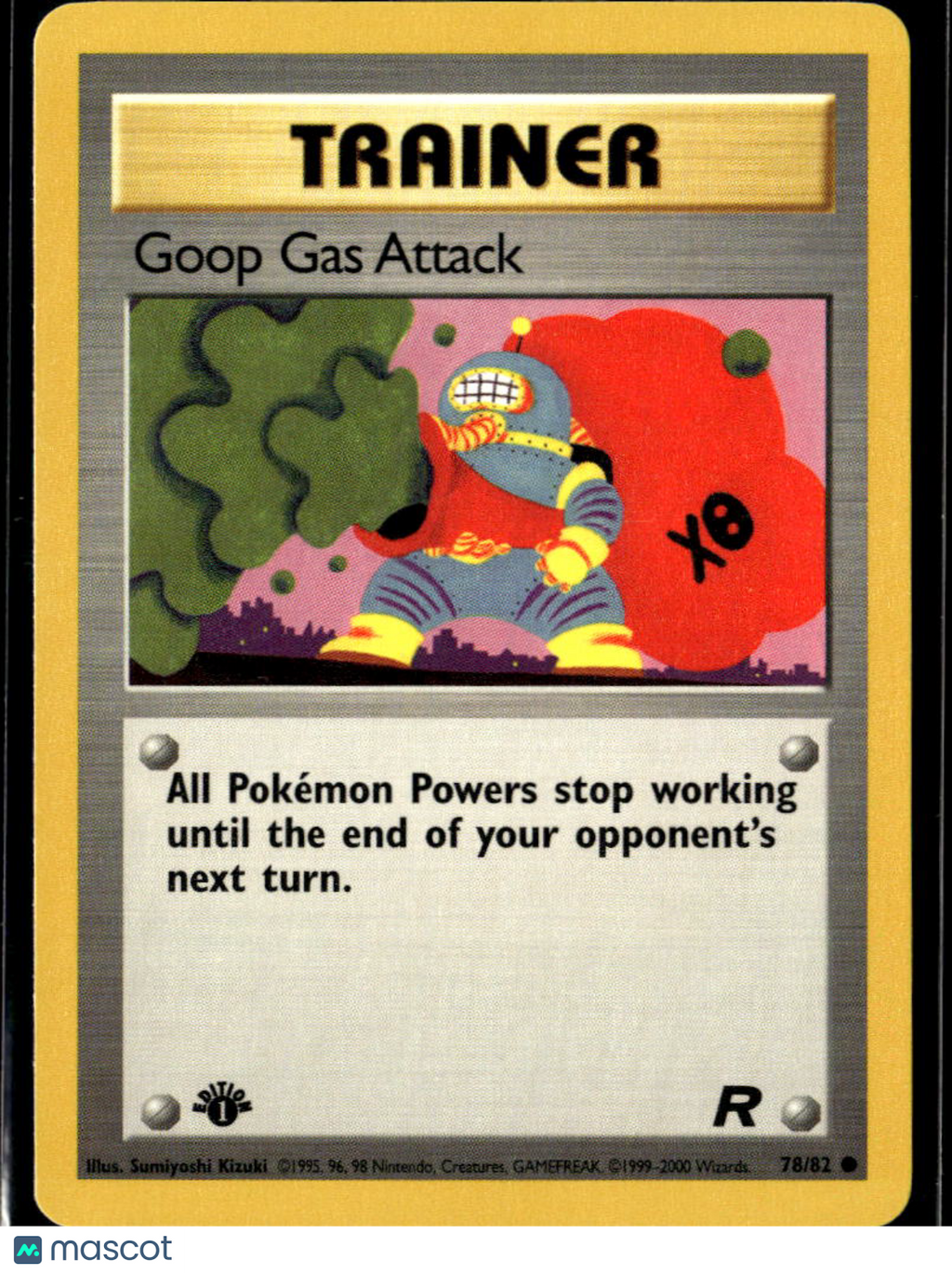 Goop Gas Attack 2000 Team Rocket 1st Edition #78/82